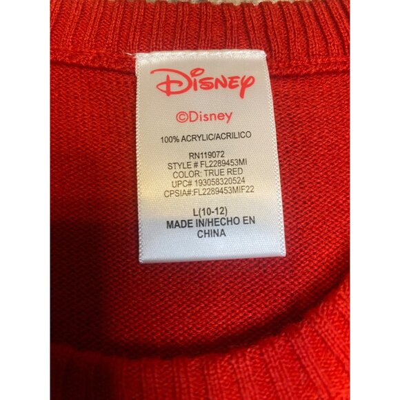 Disney Minnie Mouse Christmas Sweater Dress Size L - Picture 6 of 7